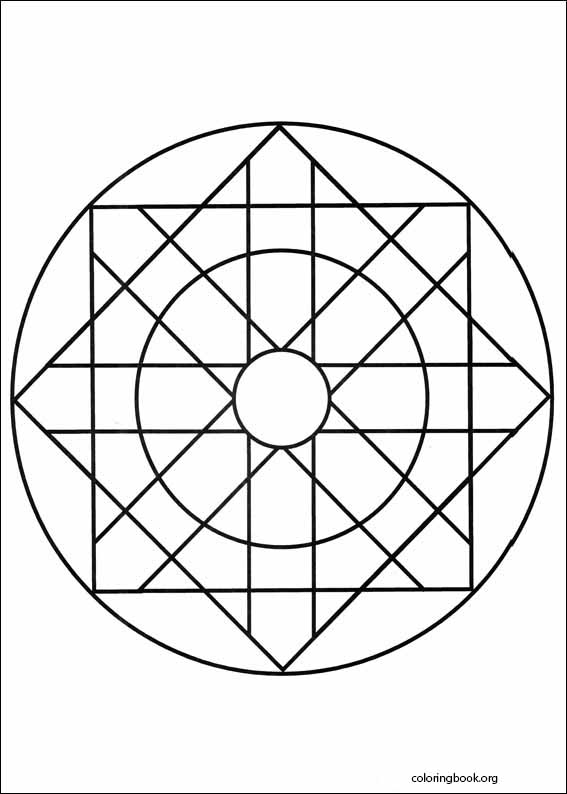Mandalas coloring page (090)
