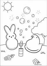 Marshmallow Peeps coloring page (016)