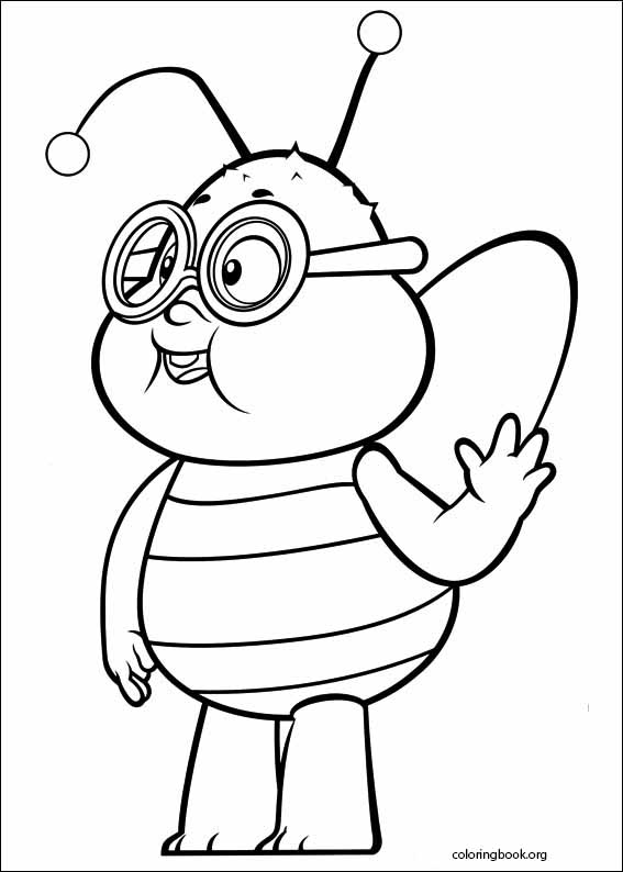 Maya The Bee coloring page (004)