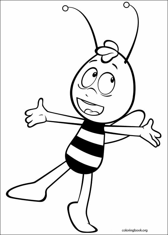 Maya The Bee coloring page (013)