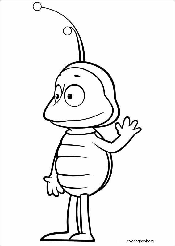 Maya The Bee coloring page (015)