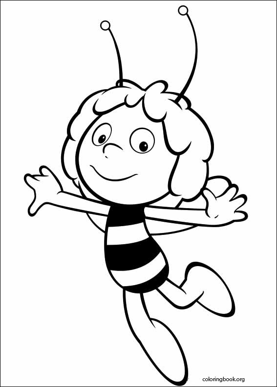 Maya The Bee coloring page (018)