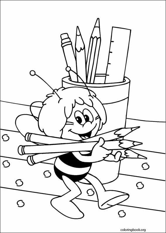 Maya The Bee coloring page (033)
