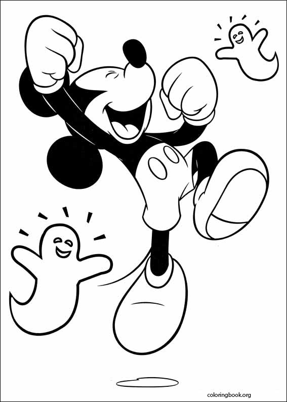Mickey Mouse coloring page (001)