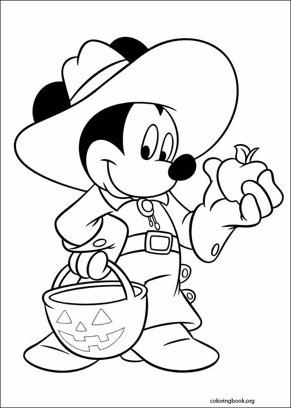 Mickey Mouse coloring page (011)