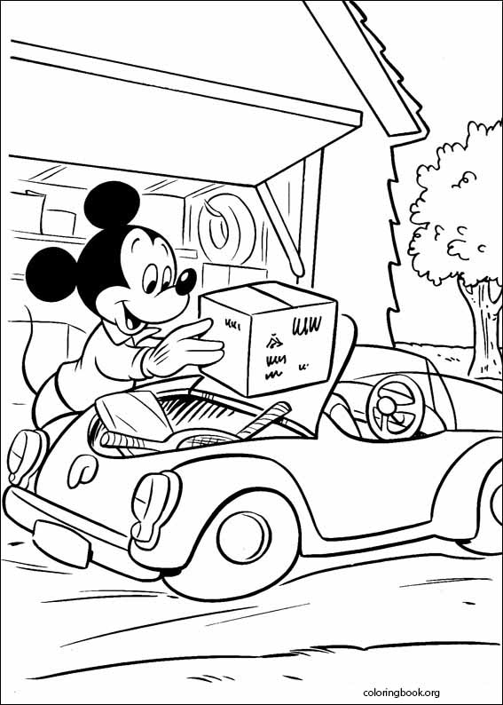 Mickey Mouse coloring page (030)