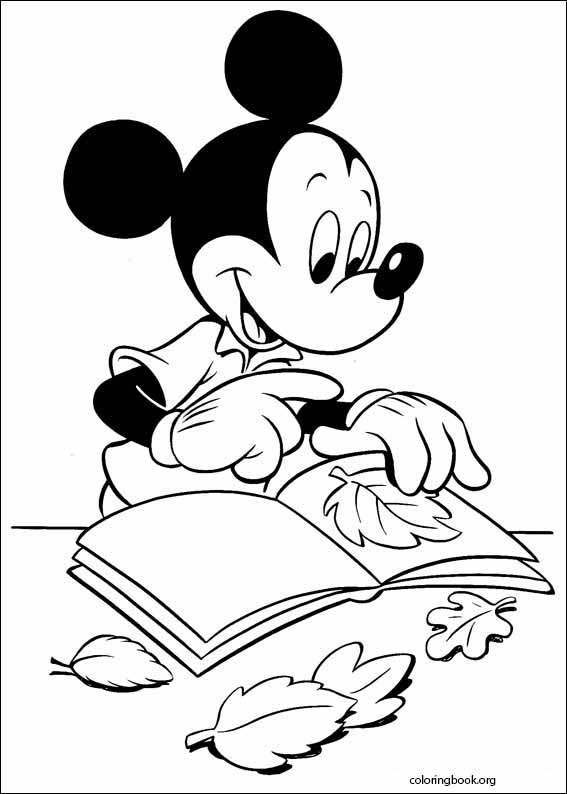 Mickey Mouse coloring page (032)