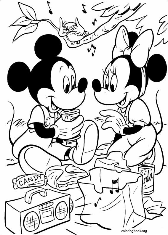 Mickey Mouse coloring page (035)