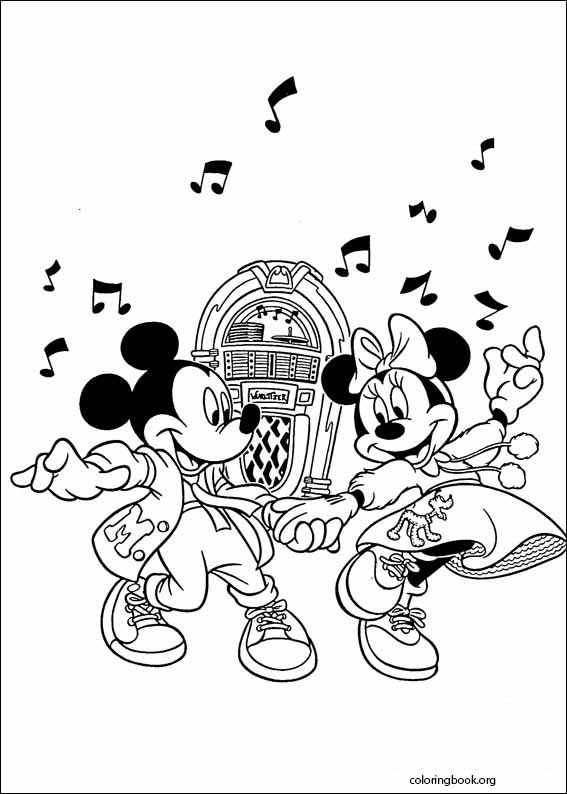 Mickey Mouse coloring page (038)