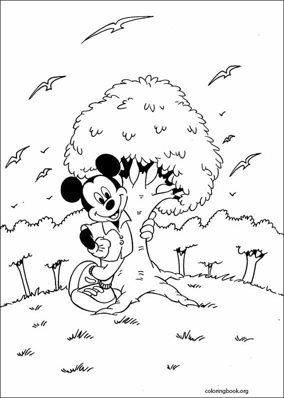 Mickey Mouse coloring page (040)