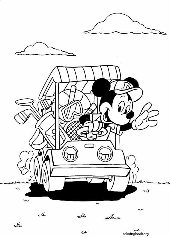 Mickey Mouse coloring page (047)