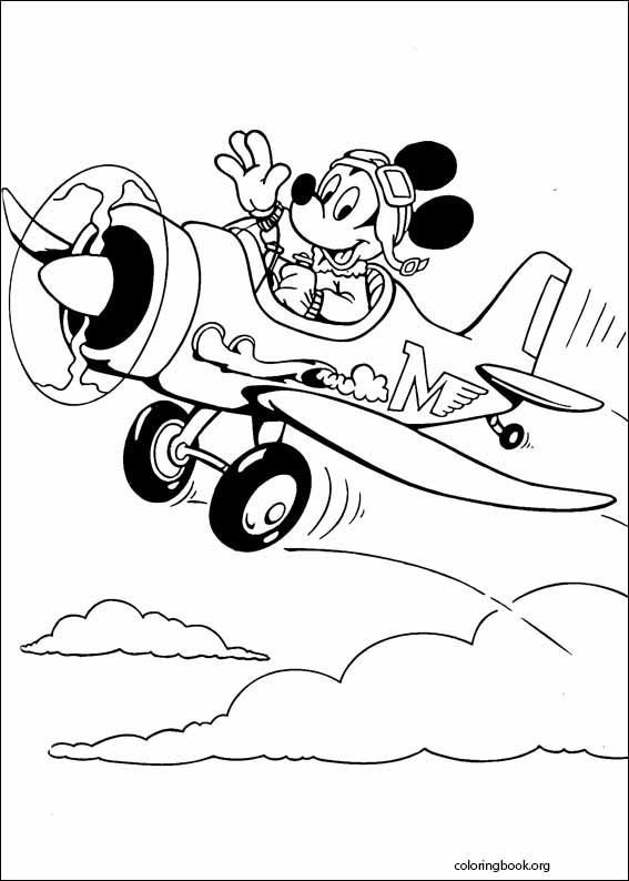 Mickey Mouse coloring page (054)