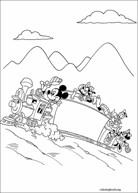 Mickey Mouse coloring page (063)