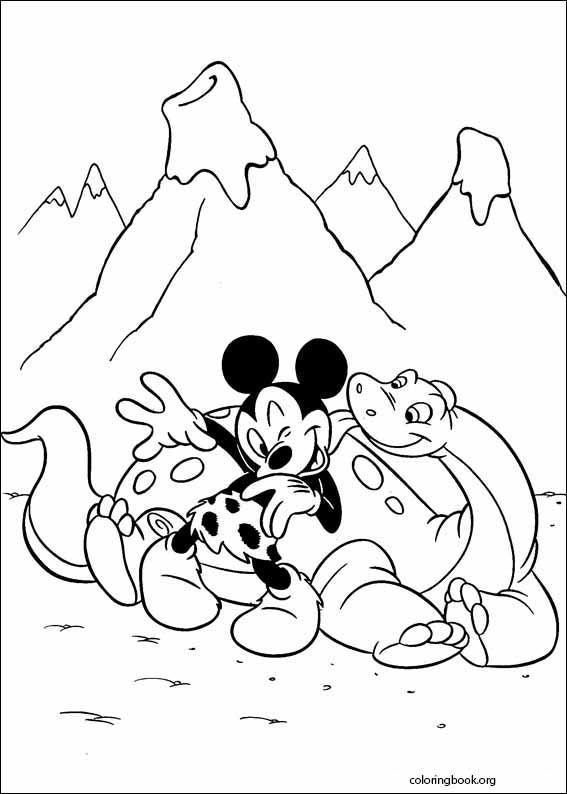 Mickey Mouse coloring page (066)