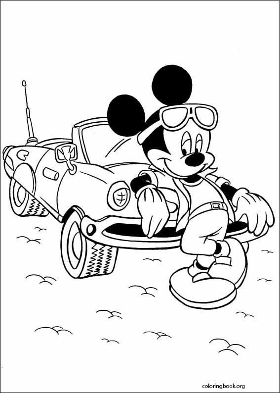 Mickey Mouse coloring page (068)