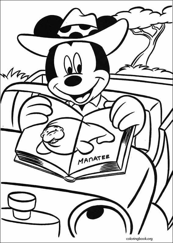 Mickey Mouse coloring page (076)