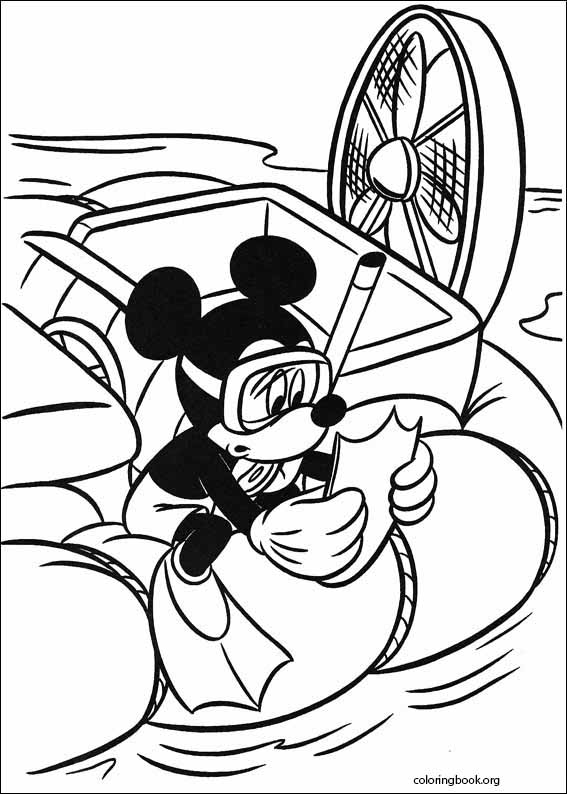 Mickey Mouse coloring page (077)