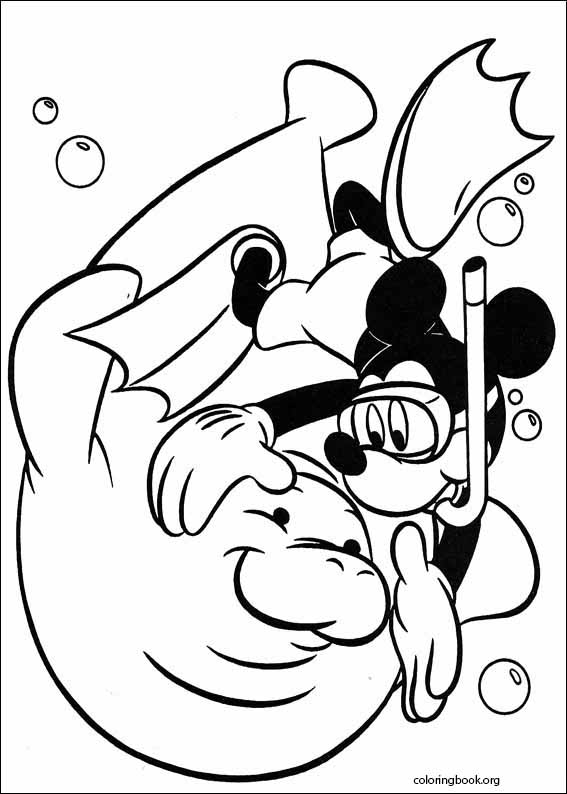 Mickey Mouse coloring page (078)