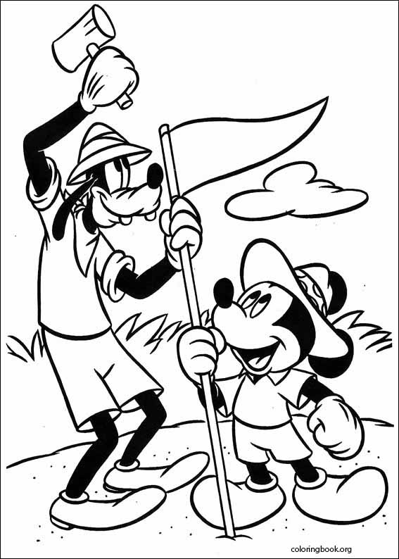 Mickey Mouse coloring page (085)