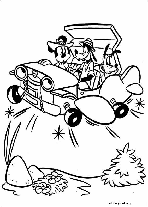 Mickey Mouse coloring page (086)