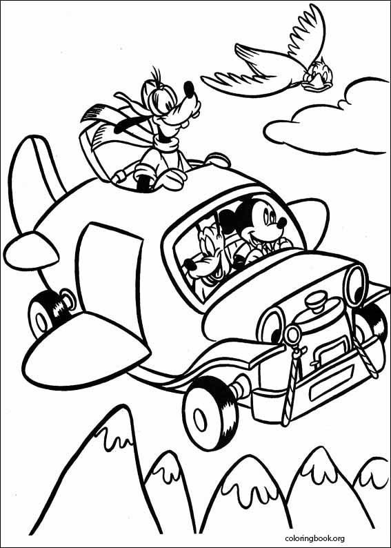 Mickey Mouse coloring page (087)