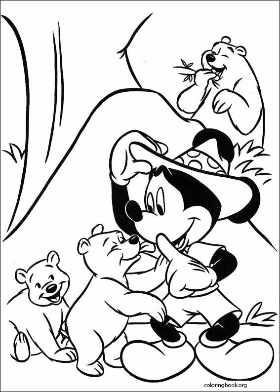 Mickey Mouse coloring page (091)