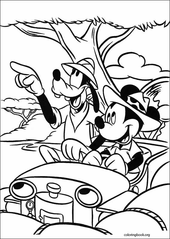 Mickey Mouse coloring page (095)