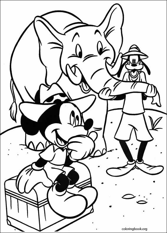 Mickey Mouse coloring page (098)