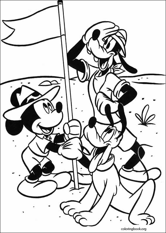 Mickey Mouse coloring page (099)
