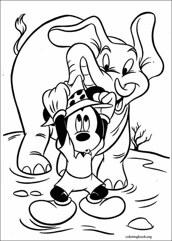 Mickey Mouse coloring page (107)