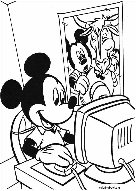 Mickey Mouse coloring page (110)