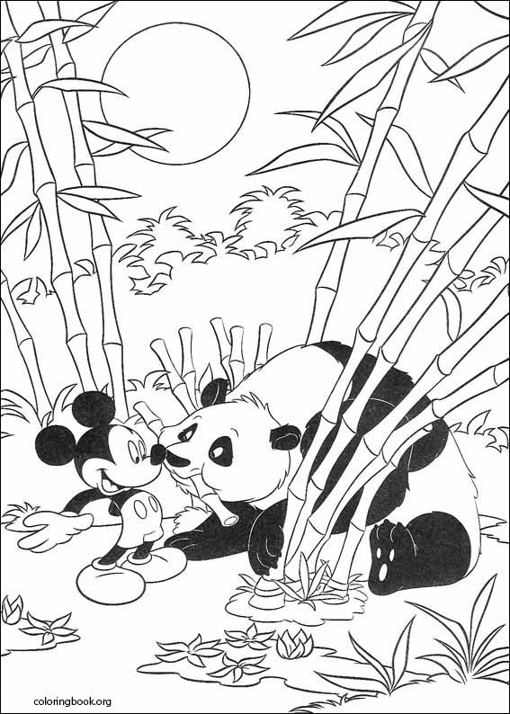 Mickey Mouse coloring page (125)