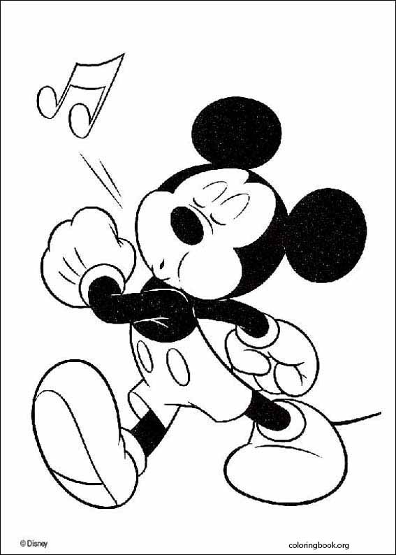 Mickey Mouse coloring page (130)