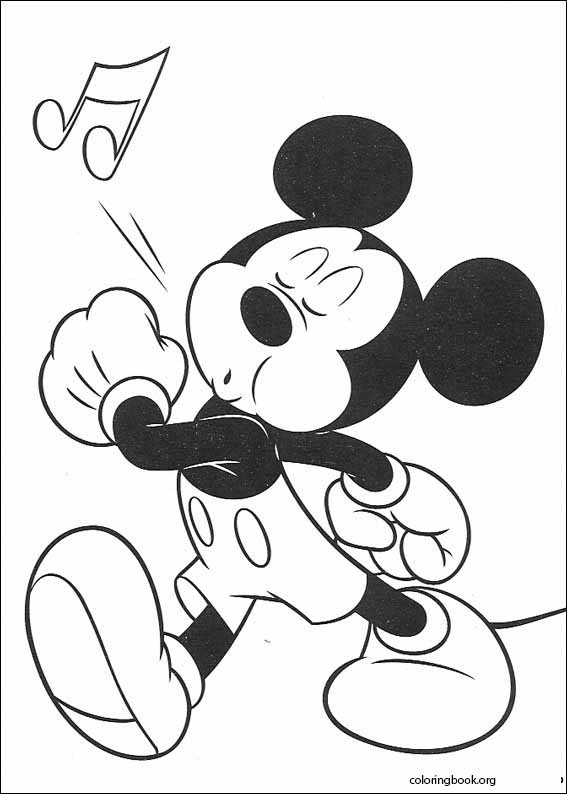 Mickey Mouse coloring page (136)