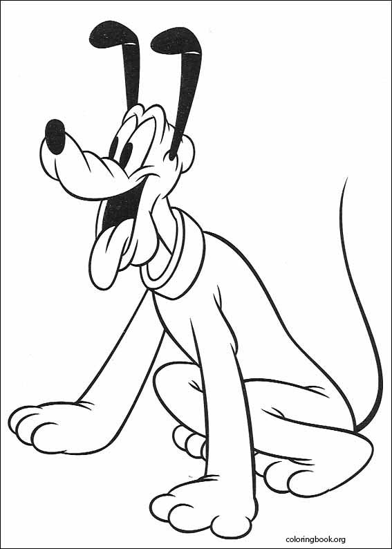 Mickey Mouse coloring page (145)