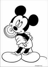 Mickey Mouse coloring page (016)