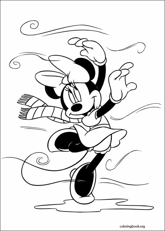 Minnie Mouse coloring page (002)