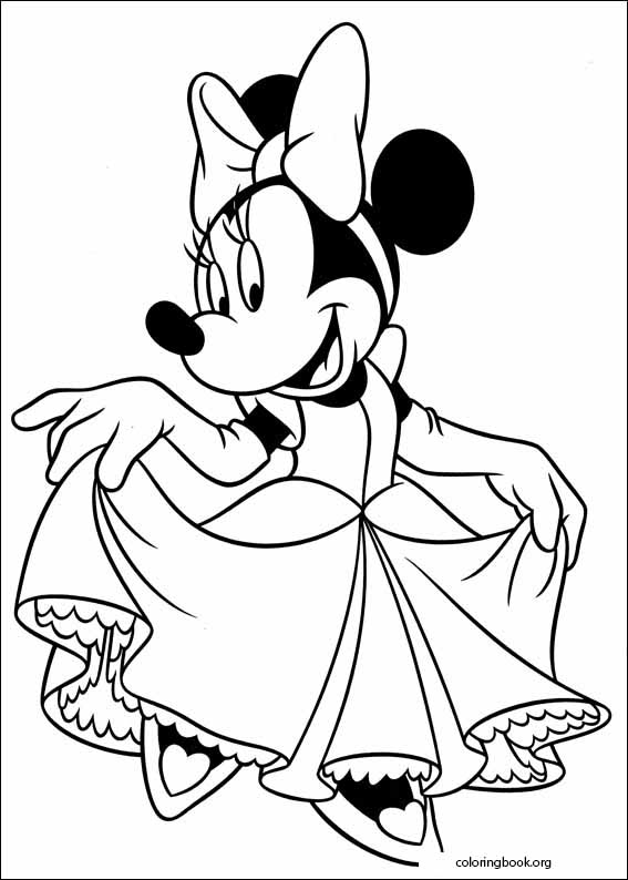 Minnie Mouse coloring page (004)