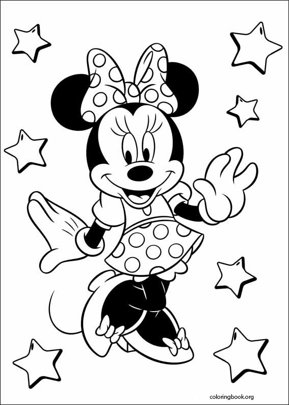 Minnie Mouse coloring page (015)