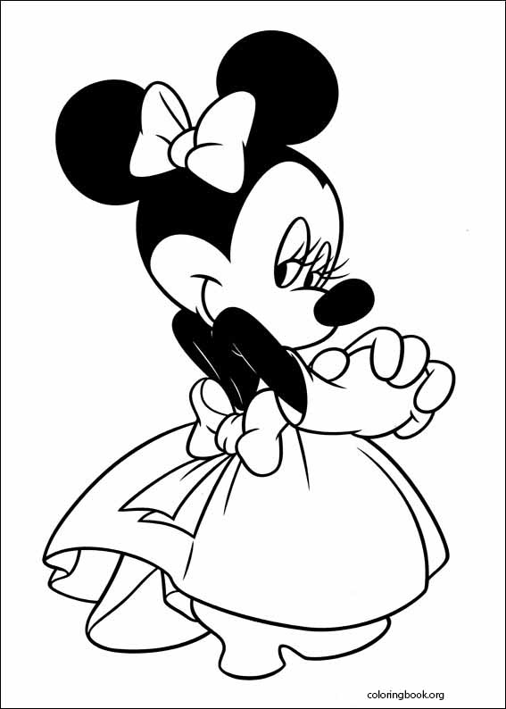 Minnie Mouse coloring page (016)
