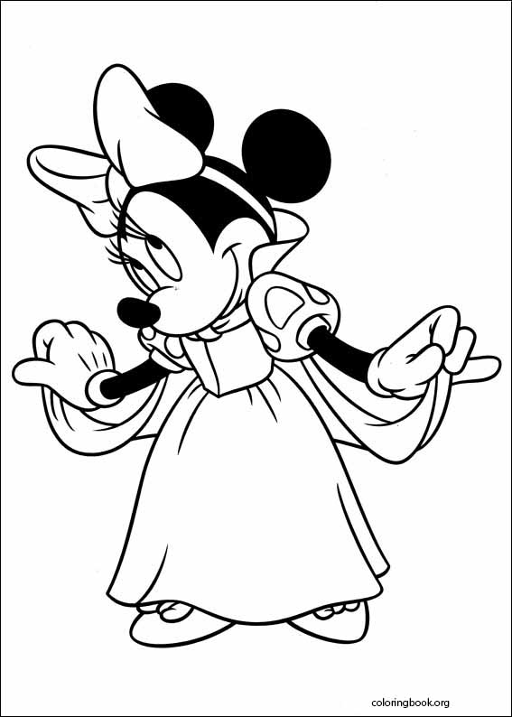 Minnie Mouse coloring page (018)