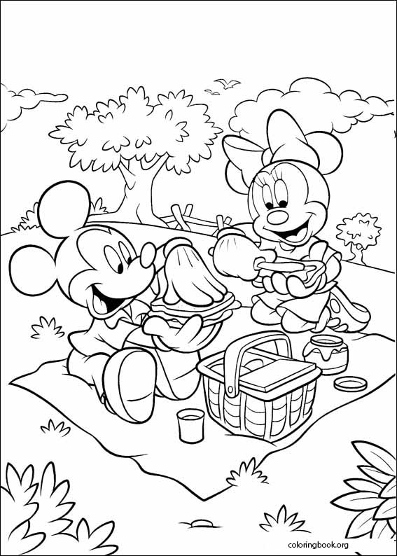 Minnie Mouse coloring page (030)