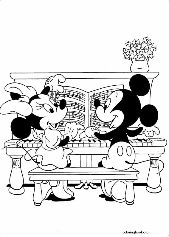 Minnie Mouse coloring page (043)