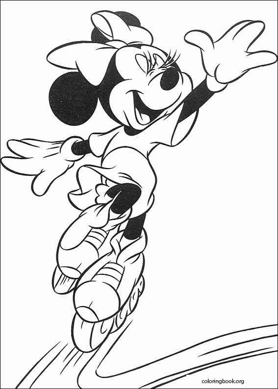 Minnie Mouse coloring page (047)