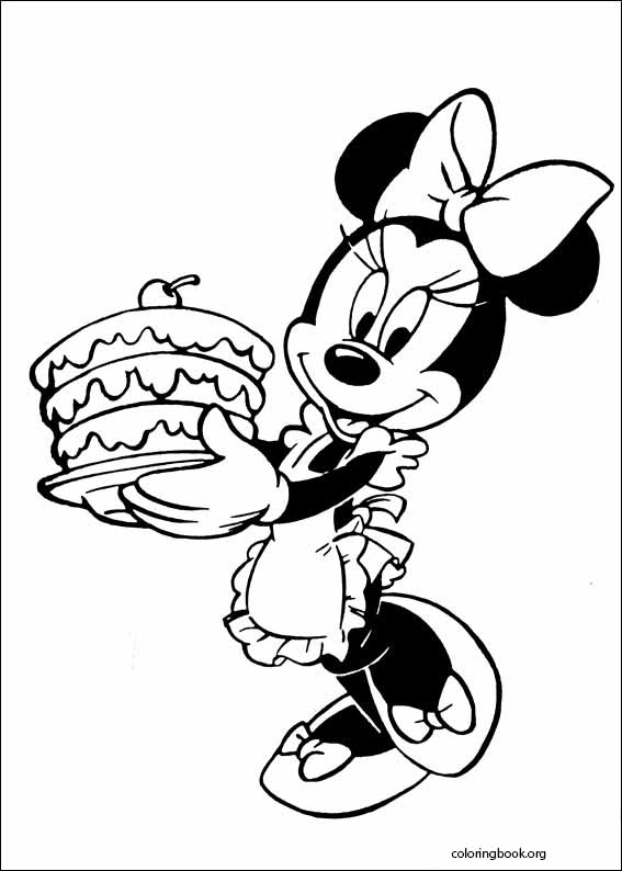Minnie Mouse coloring page (056)