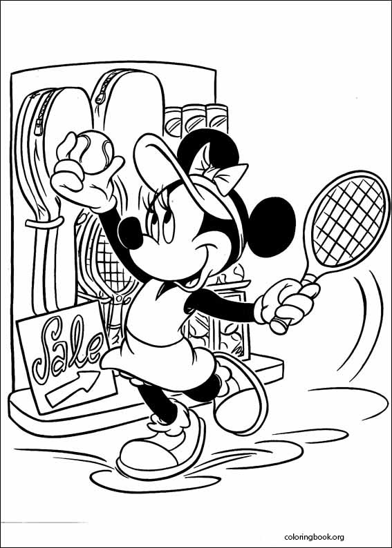 Minnie Mouse coloring page (060)