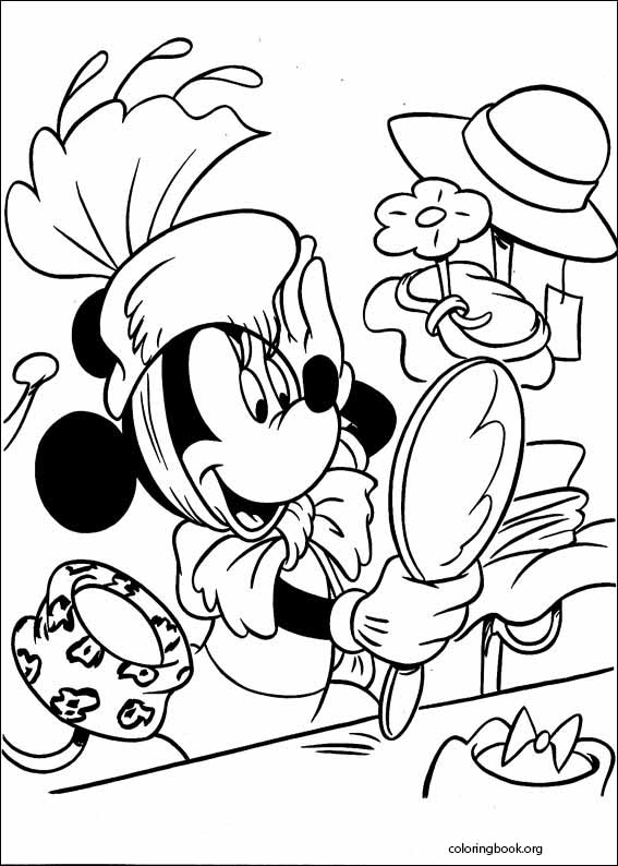 Minnie Mouse coloring page (064)