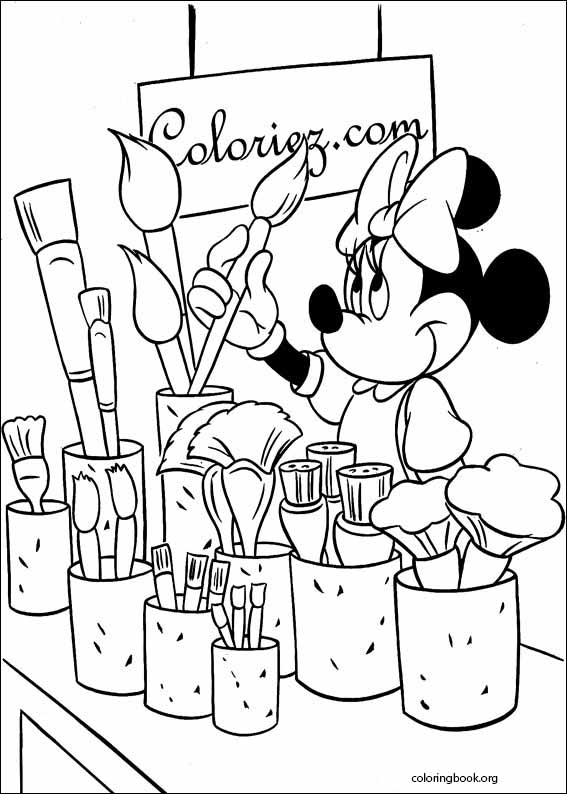 Minnie Mouse coloring page (066)