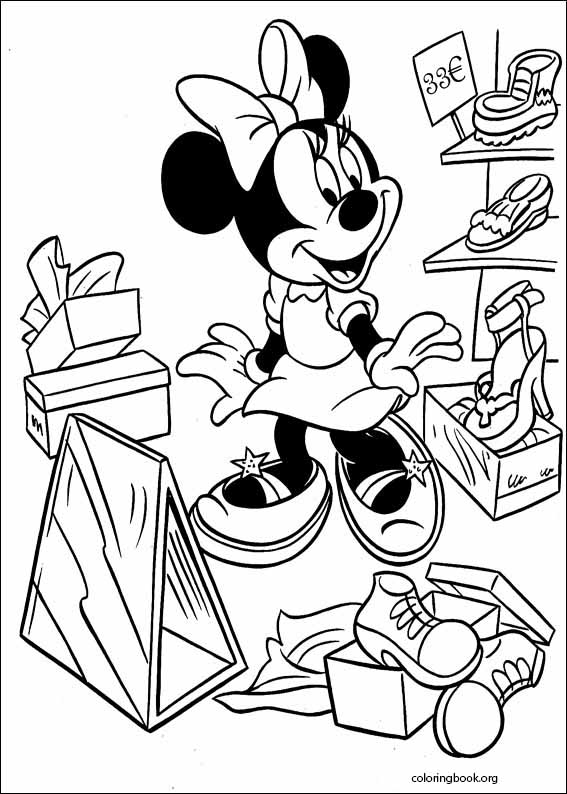 Minnie Mouse coloring page (067)