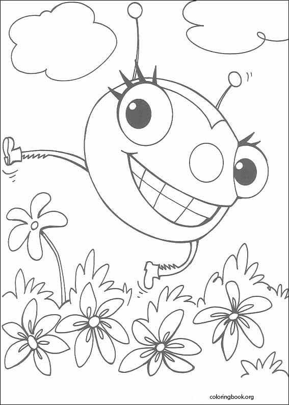 Miss Spider coloring page (013)